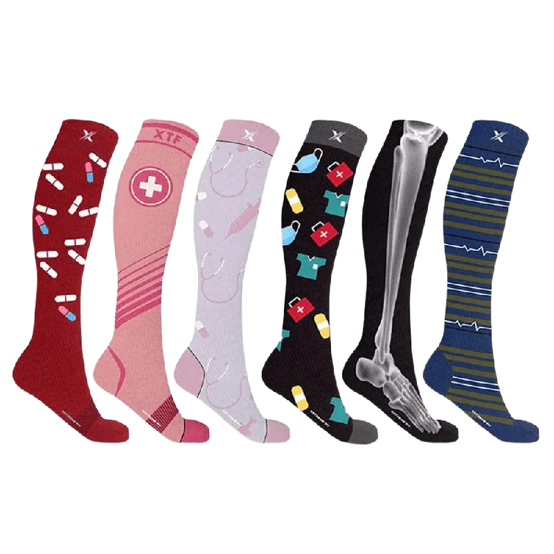 Women's anti - odor socks for long - day freshnessDoctor Essentials Socks (6-Pairs)