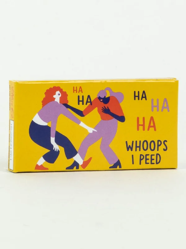 Women's bamboo fiber socks for eco - friendlinessHa Ha Ha Whoops I Peed Gum