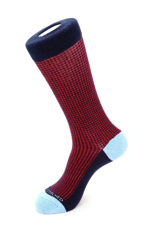 Women's leather - look socks for an edgy styleHerringbone Sock