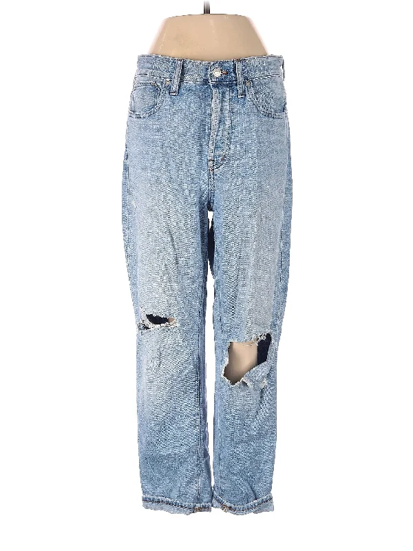 Women's sleeveless romper pants Colored women jeans in vibrant hues like red and yellow High-Rise Boyjeans Jeans in Light Wash
