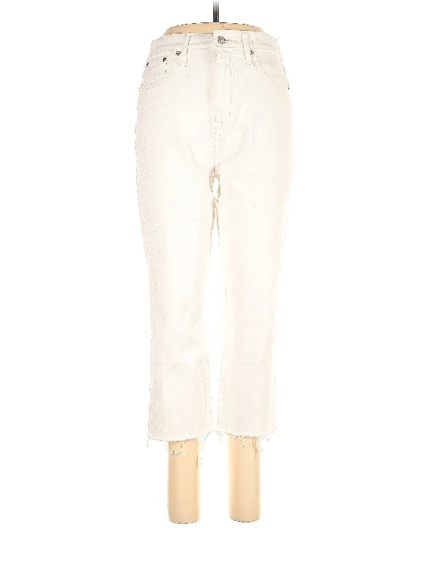 Women's cargo hiking pants Embroidered women jeans with intricate patterns High-Rise Straight-leg Jeans