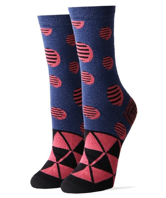 Women's spandex - infused socks for stretchHighland Park