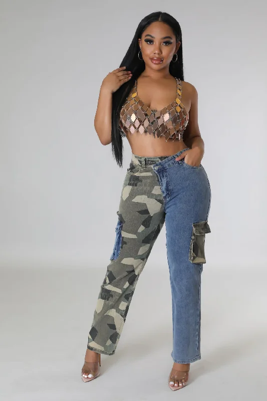 Women's pants with hidden pockets Embellished women jeans with studs or rhinestones for a glamorous touch Jamarni Jeans
