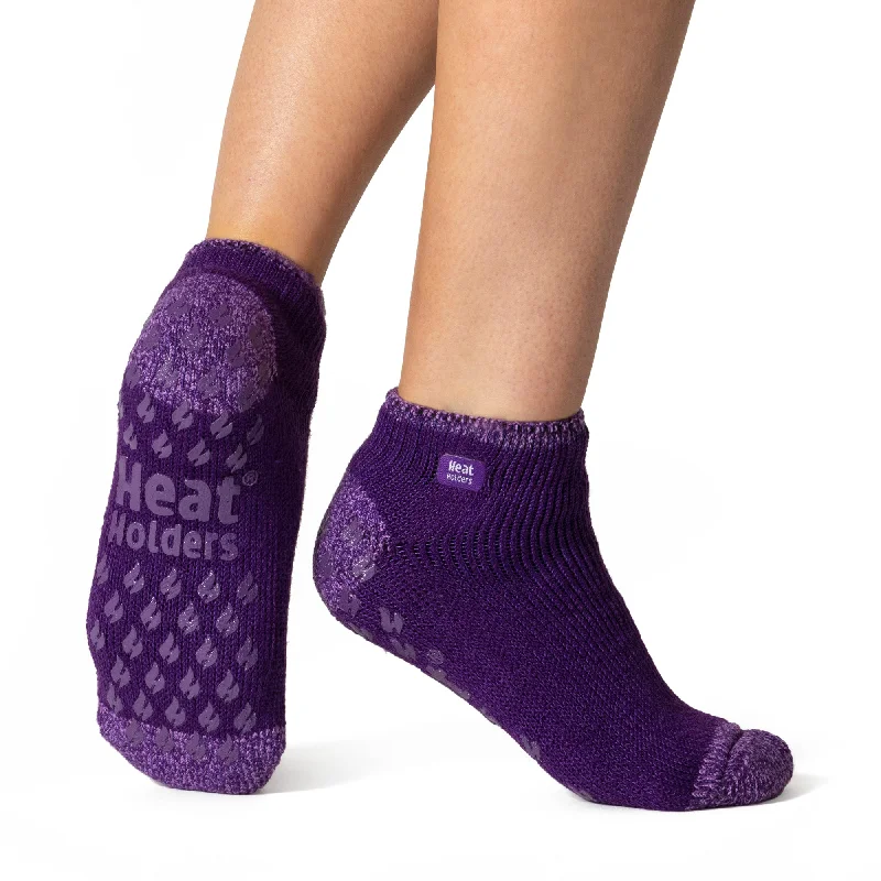 Women's arch - support socks for better comfortLadies Original Iris Ankle Slipper Socks - Purple Women's arch - support socks for better comfortLadies Original Iris Ankle Slipper Socks - Purple