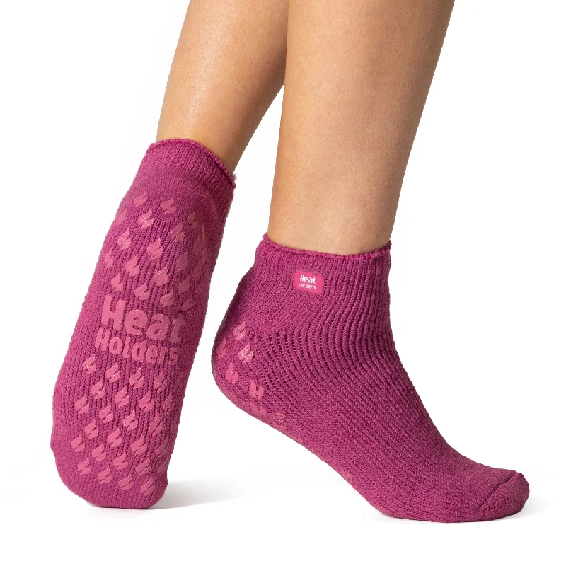 Women's spandex - infused socks for stretchLadies Original Ankle Slipper Socks - Muted Pink Women's spandex - infused socks for stretchLadies Original Ankle Slipper Socks - Muted Pink