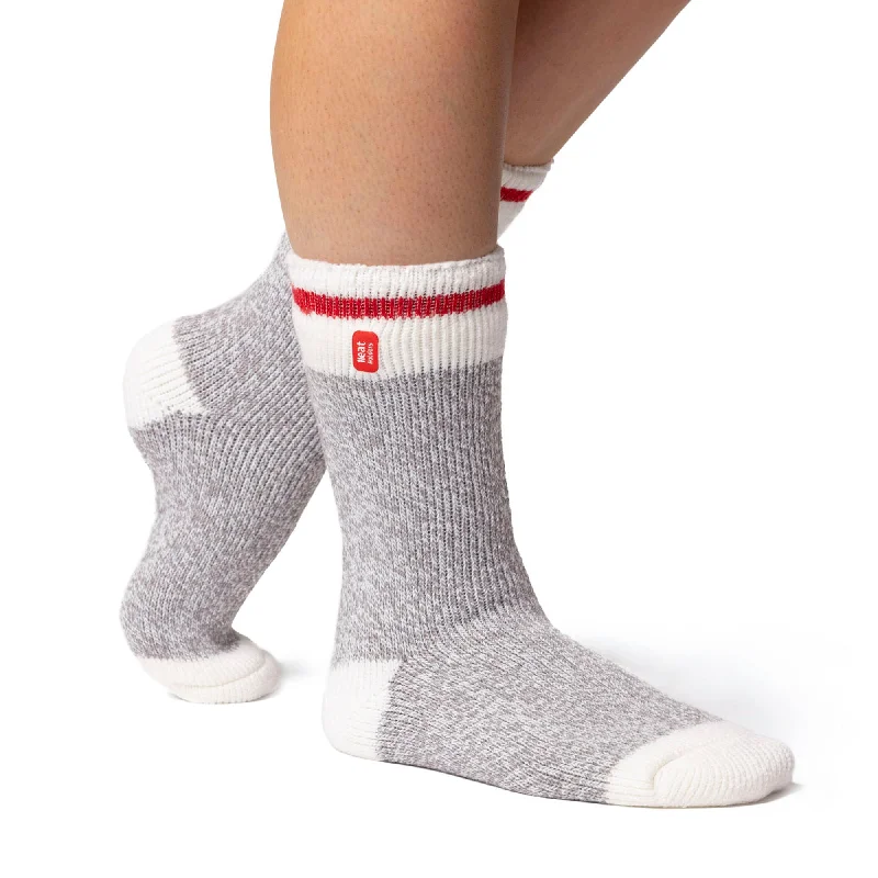 Women's adjustable - fit socks for a customized feelLadies Original Twist Socks Creise - Grey & Red Women's adjustable - fit socks for a customized feelLadies Original Twist Socks Creise - Grey & Red