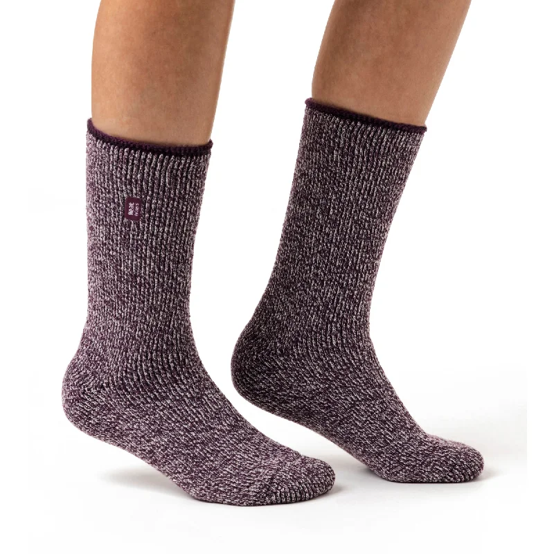 Women's cushioned sole socks for shock absorptionLadies Original Outdoors Merino Wool Blend Socks - Wine Women's cushioned sole socks for shock absorptionLadies Original Outdoors Merino Wool Blend Socks - Wine