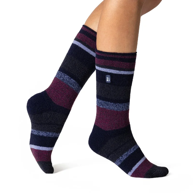Women's moisture - wicking socks for sportsLadies Lite Jacquard Stripe Socks - Bowden Women's moisture - wicking socks for sportsLadies Lite Jacquard Stripe Socks - Bowden