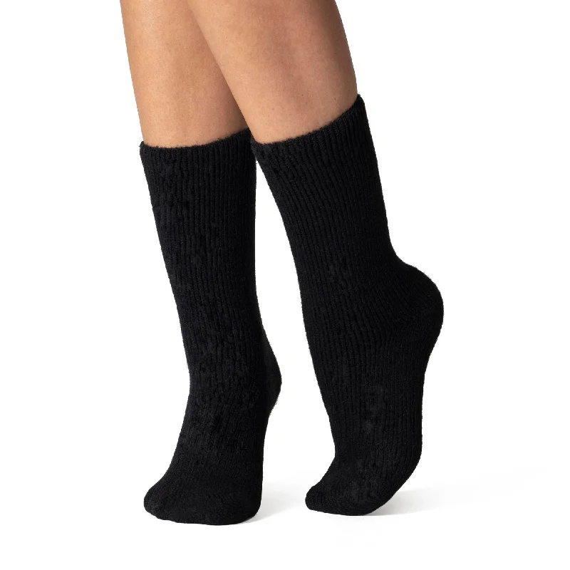 Women's adjustable - fit socks for a customized feelLadies Original Wool Socks - Black Women's adjustable - fit socks for a customized feelLadies Original Wool Socks - Black