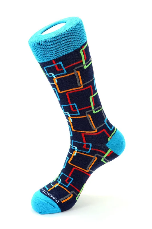 Women's crew socks with a polka - dot printLinks Sock