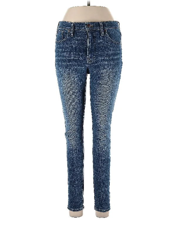 Women's eco - friendly organic pants Mom jeans for a nostalgic and casual look Low-Rise Skinny Jeans in Medium Wash