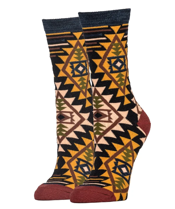 Women's ribbed knee - high socks for a classic lookMellow Pine