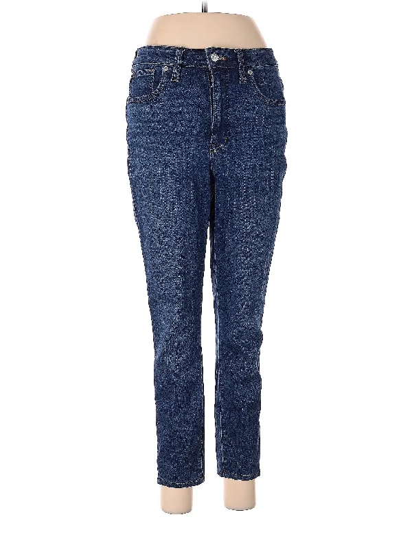 Women's denim shorts - style pants Light - wash women jeans for a fresh and summery appearance Mid-Rise Straight-leg Jeans in Medium Wash