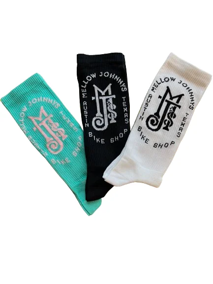Women's crew socks with a polka - dot printMJs - Anywhere Sock
