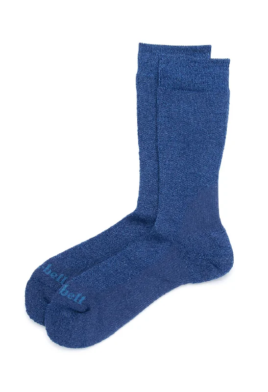 Women's thermal socks for cold weatherMontbell Merino Wool Trekking Socks - Indigo