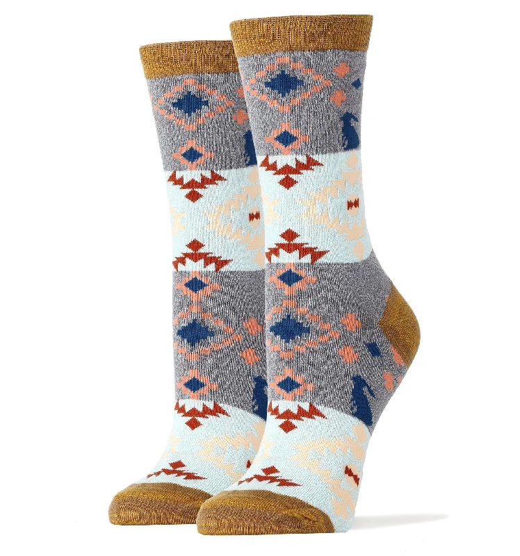Women's spandex - infused socks for stretchMorning Glory