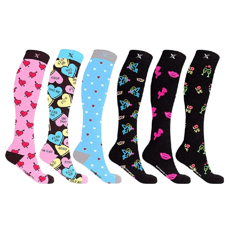 Women's sheer over - the - knee socks for a sexy appealNeon Graduated Socks (6-Pairs) Women's sheer over - the - knee socks for a sexy appealNeon Graduated Socks (6-Pairs)