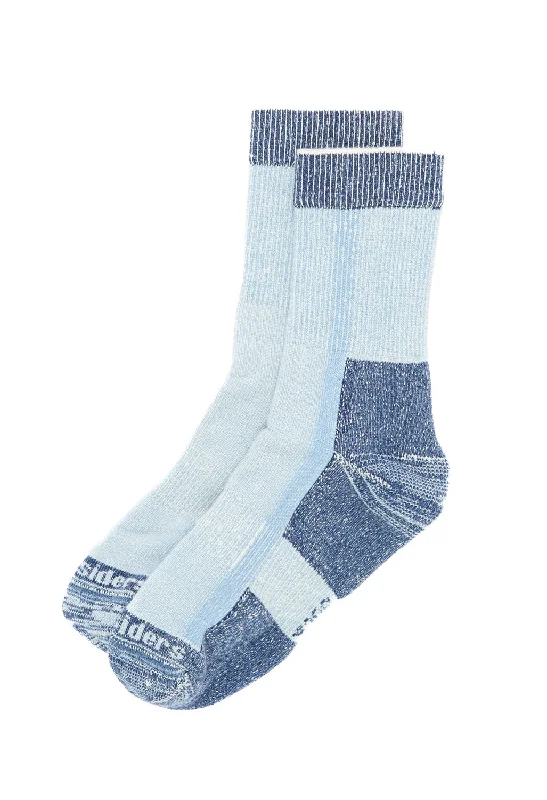Women's no - show socks with a floral motifOutsiders Everyday Hiker Socks - Blue