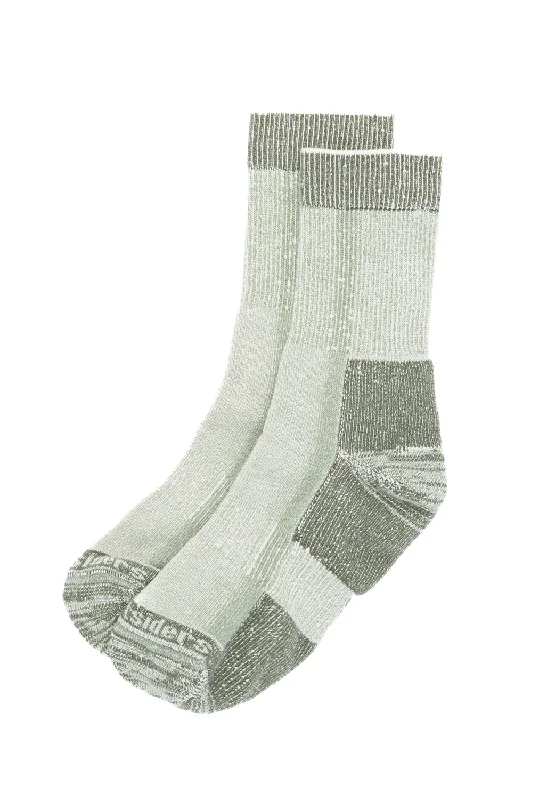 Women's silk - lined socks for a luxurious feelOutsiders Everyday Hiker Socks - Olive Women's silk - lined socks for a luxurious feelOutsiders Everyday Hiker Socks - Olive