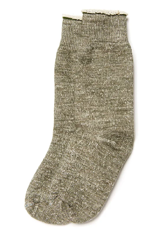 Women's hypoallergenic socks for sensitive skinROTOTO Double Face Socks - Army Green Women's hypoallergenic socks for sensitive skinROTOTO Double Face Socks - Army Green