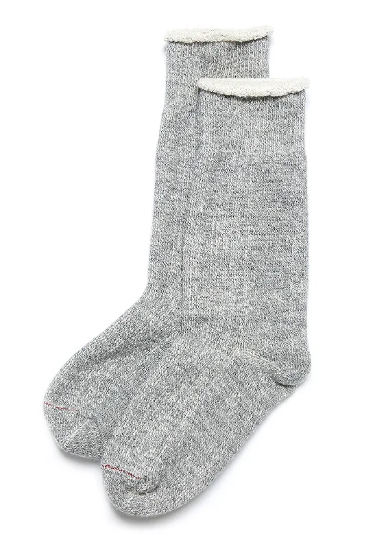 Women's cashmere - blend socks for extra softnessROTOTO Double Face Socks - Mid Grey Women's cashmere - blend socks for extra softnessROTOTO Double Face Socks - Mid Grey