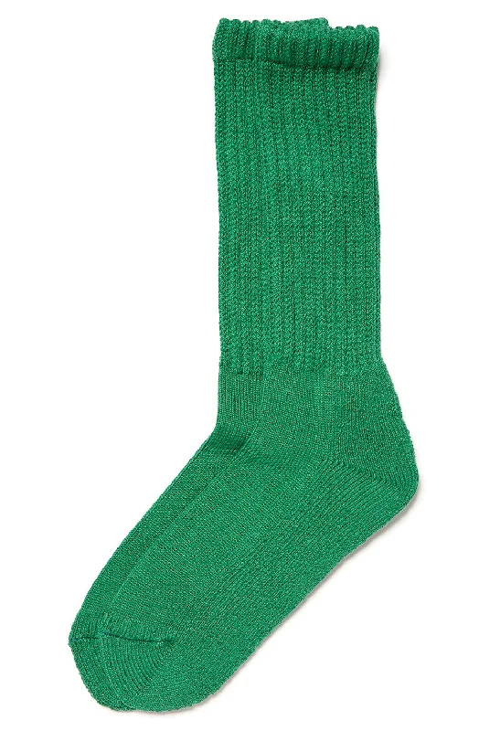 Women's cotton blend socks for breathabilityROTOTO Loose Pile Socks - Green