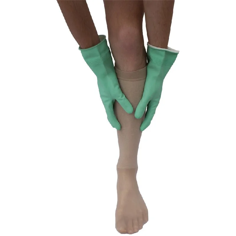 Women's knee - high socks with lace trimSigvaris ULCERx Underliners 10-15 mmHg