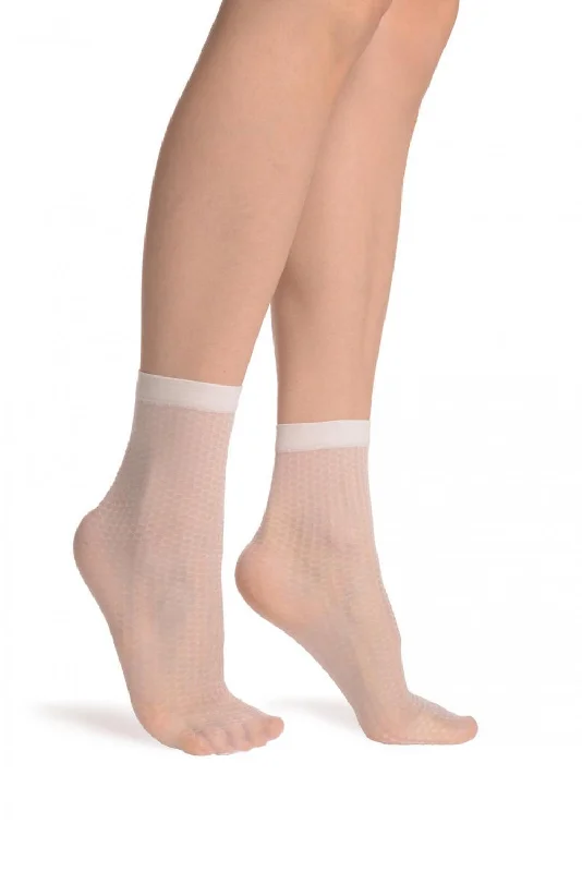 Women's hypoallergenic socks for sensitive skinSilky White Snake Skin 15 Den Socks Ankle High Women's hypoallergenic socks for sensitive skinSilky White Snake Skin 15 Den Socks Ankle High