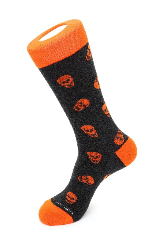 Women's bamboo fiber socks for eco - friendlinessSkulls Sock