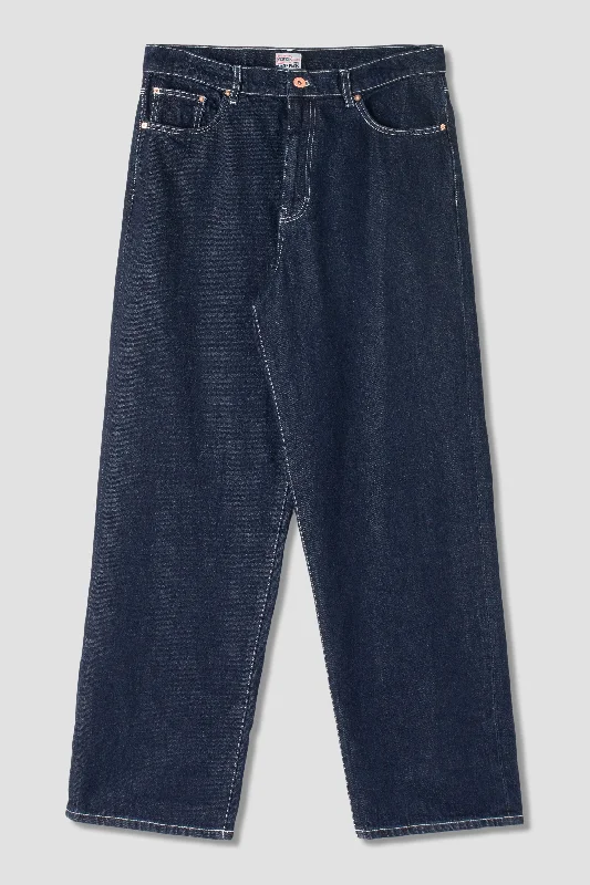 Women's pants with thermal lining Wide - leg women jeans for a modern and relaxed vibe Wide 5 Jean (Single Rinse Denim)