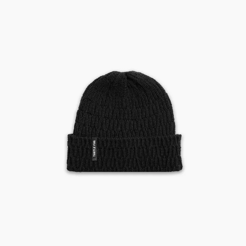 Women's microfiber socks for a lightweight optionPolylana Alfie Beanie - Black