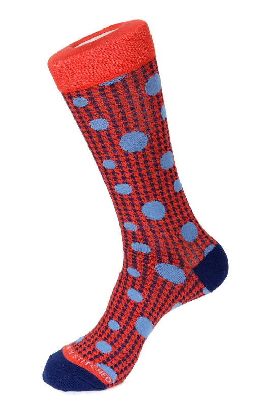 Women's bamboo fiber socks for eco - friendlinessCircle Herringbone Sock