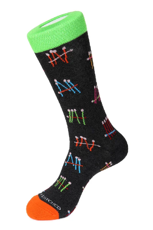 Women's sheer over - the - knee socks for a sexy appealMatch Sticks Sock