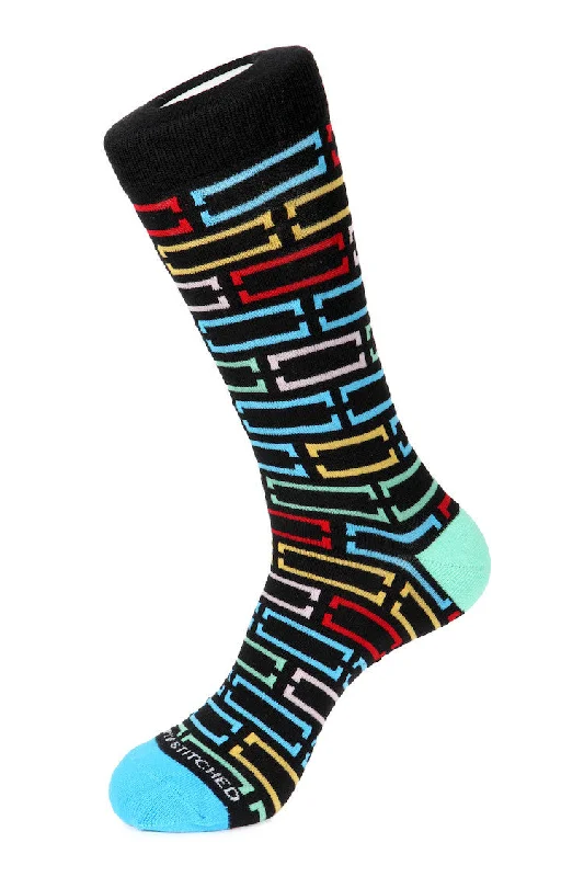Women's over - the - calf socks with a stripe designFrames Sock