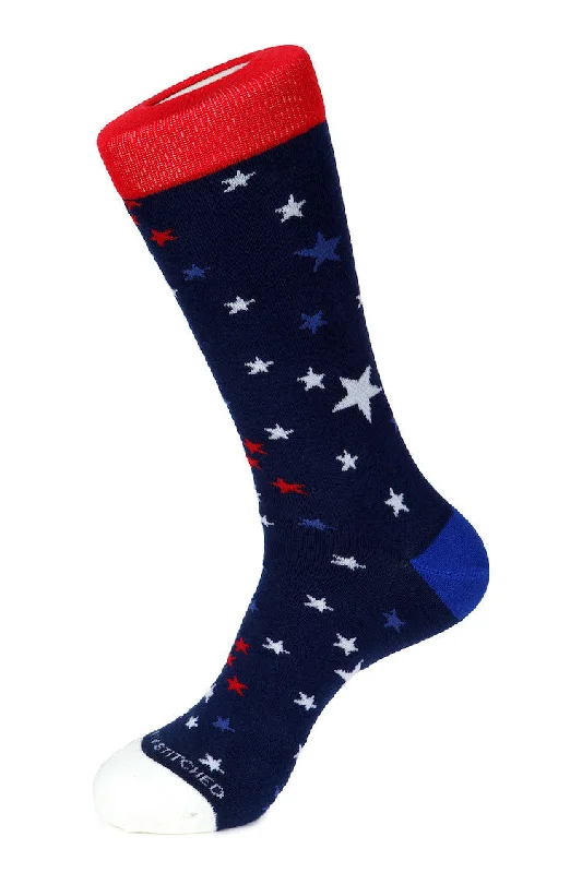 Women's ribbed knee - high socks for a classic lookStars Sock
