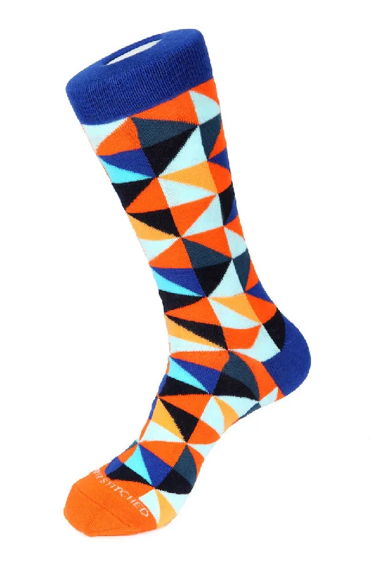 Women's sheer over - the - knee socks for a sexy appealSquared Diamonds Sock