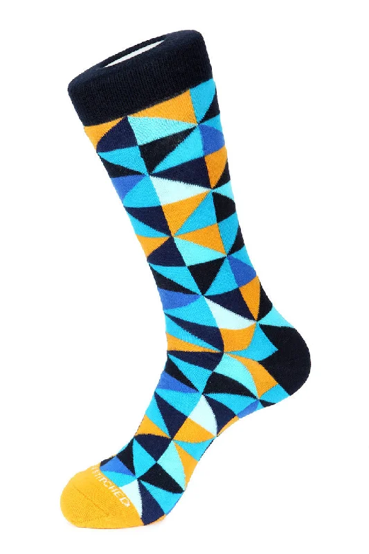 Women's cable - knit ankle socks for a cozy styleSquared Diamonds Sock