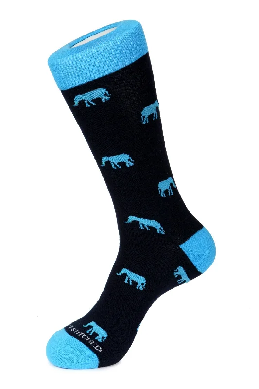 Women's thigh - high socks in a fishnet patternElephant Sock