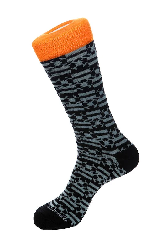 Women's thigh - high socks in a fishnet patternDrone