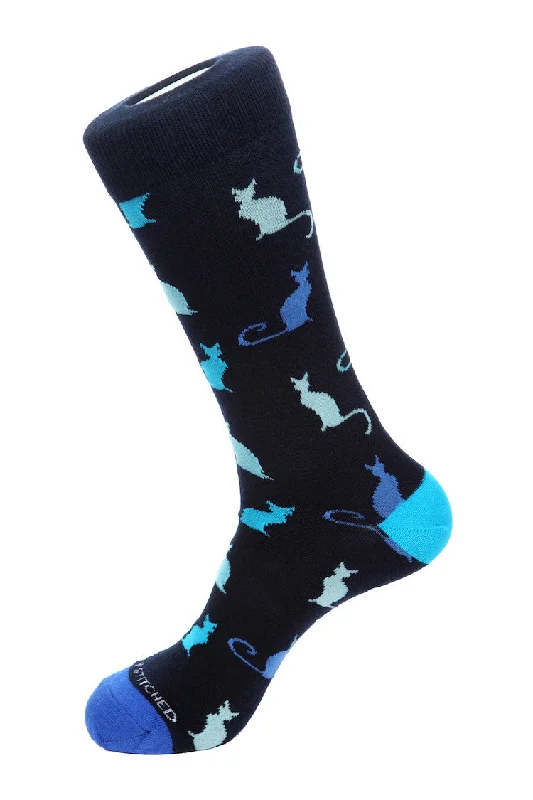 Women's cotton blend socks for breathabilityCats Sock