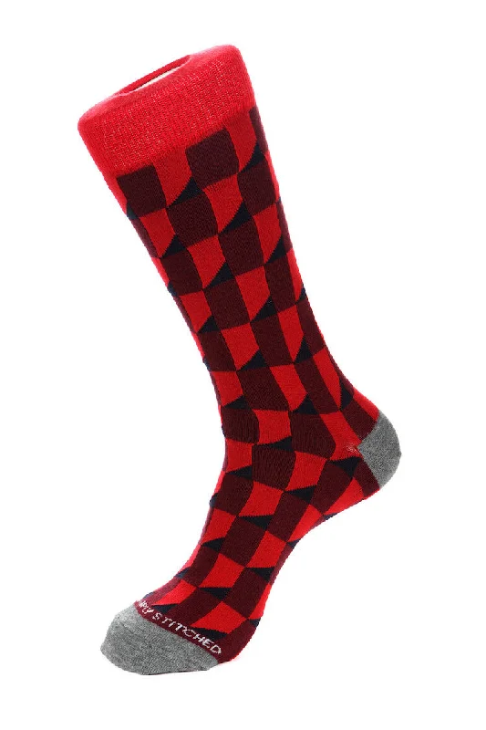 Women's thermal socks for cold weatherFlipped Triangles Sock