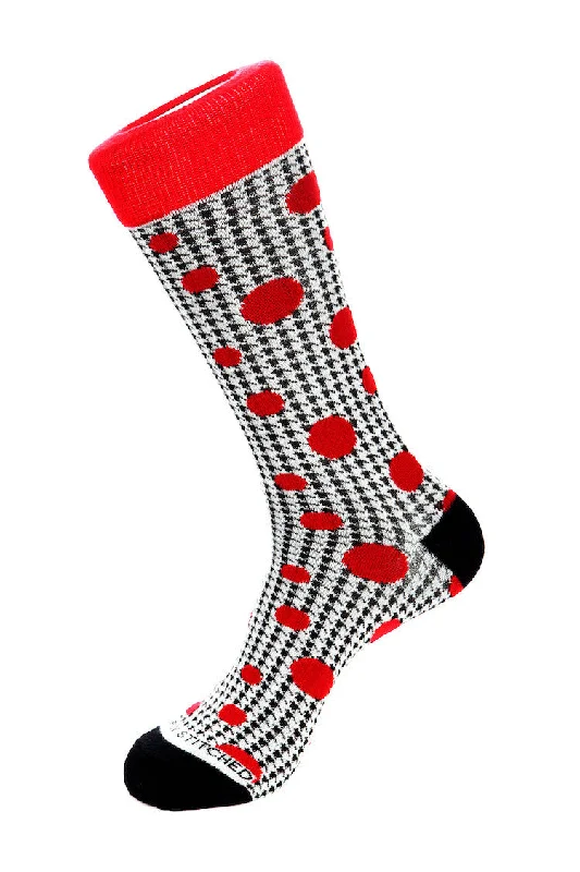 Women's hypoallergenic socks for sensitive skinCircle Herringbone Sock