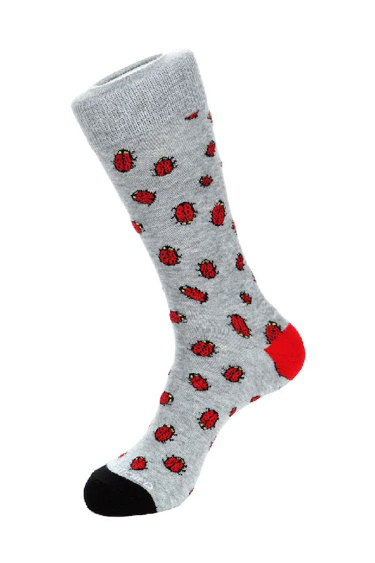 Women's anti - odor socks for long - day freshnessLady Bugs Sock