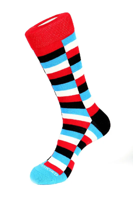 Women's ankle socks with a frilly edgeBox Plaid Sock