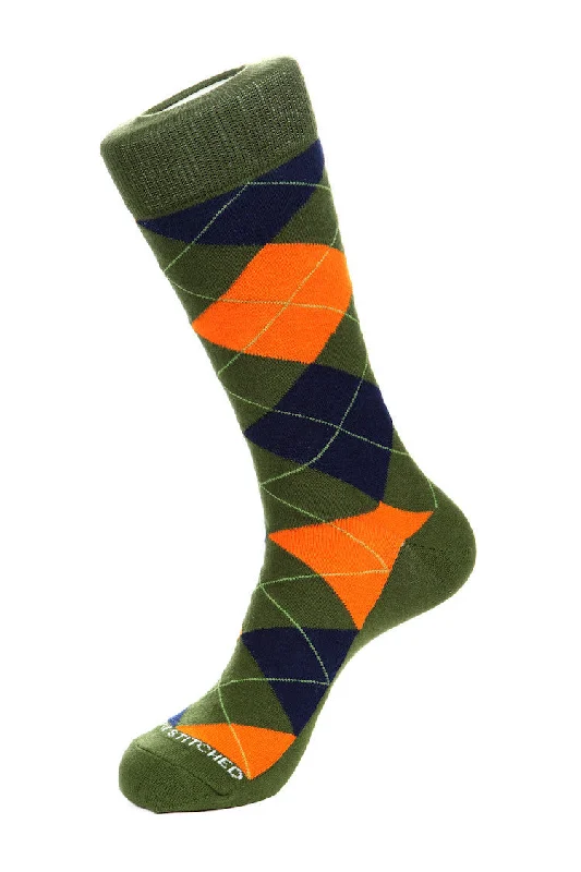 Women's cushioned sole socks for shock absorptionArgyle Sock