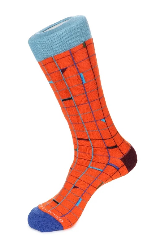 Women's thigh - high socks in a fishnet patternPrimary Sock