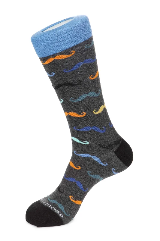 Women's non - slip socks for safetyMustache