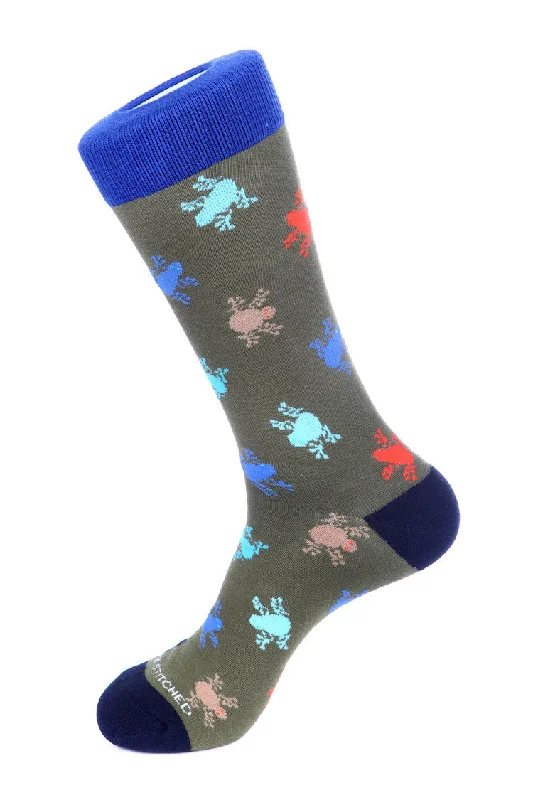 Women's non - slip socks for safetyFrogs Sock