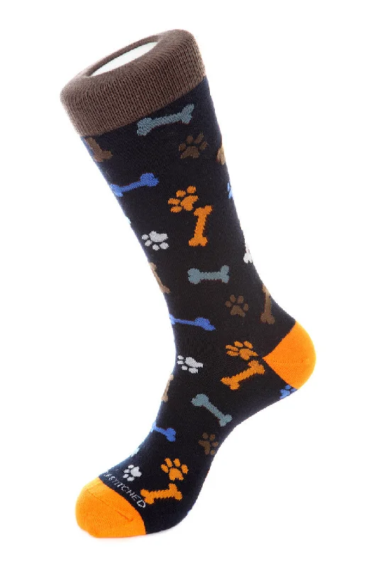 Women's compression socks for improved circulationBones/Paws Sock