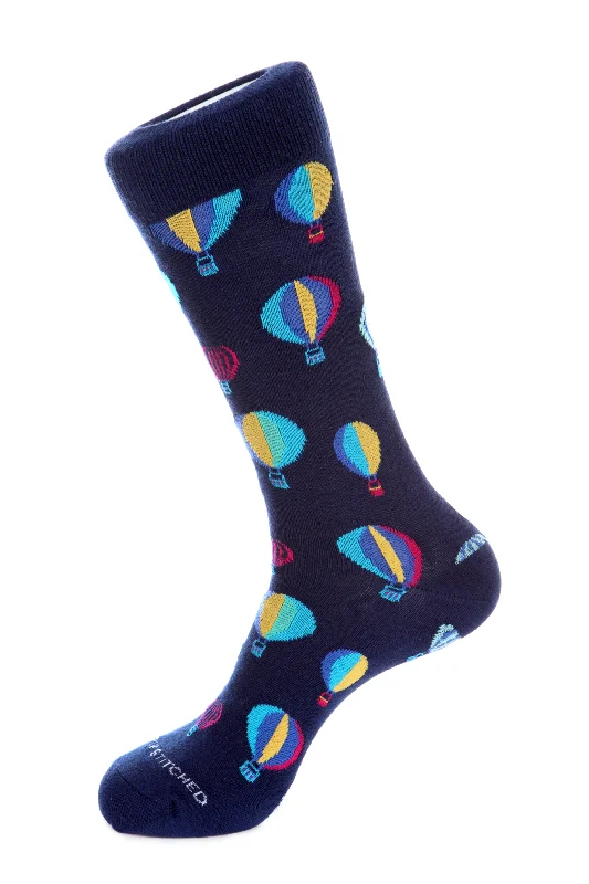 Women's microfiber socks for a lightweight optionHOT AIR BALLOON